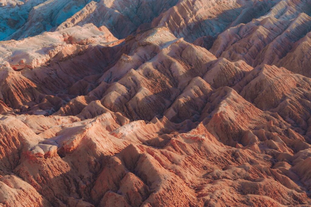 aerial view of the atacama desert s rugged terrain