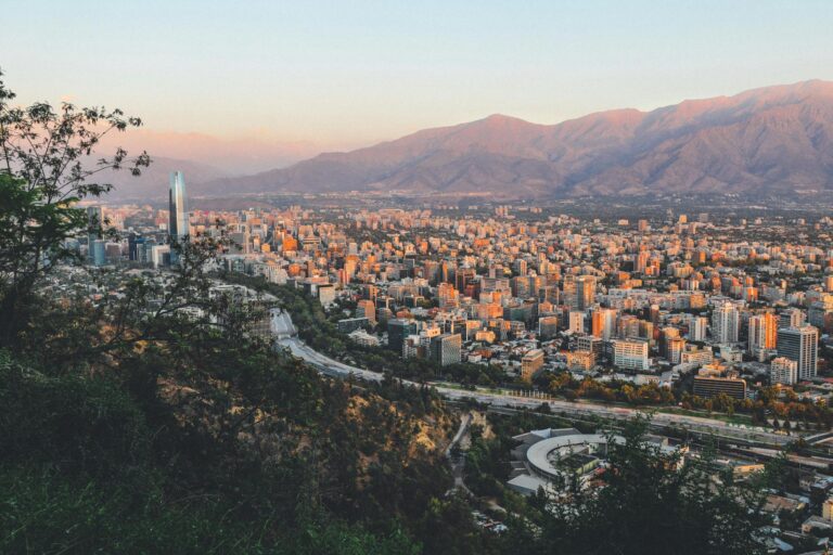 aerial photography of city near mountain