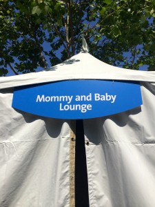 Mommy and Baby Lounge Tent exterior