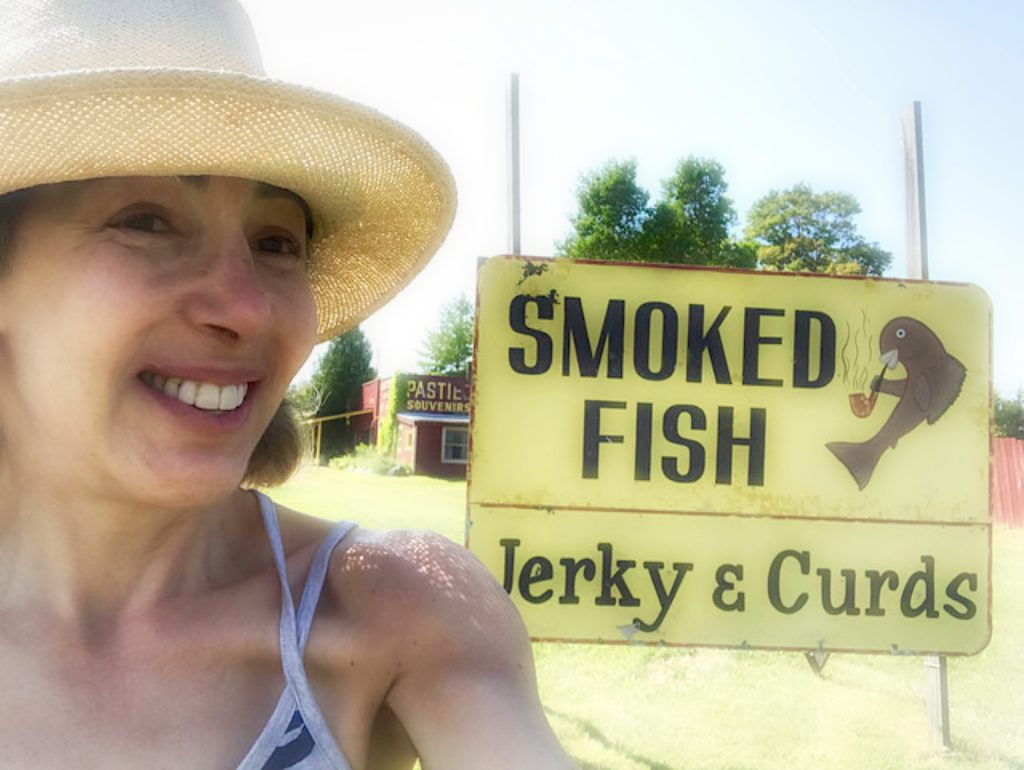 michigan, sign, food, smoked fish, jerky, curds, delicacy, mid-west, 