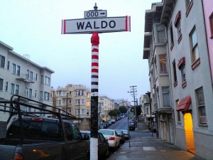 where's waldo" secret location hidden humor street sign "lynn friedman" "tangodiva"