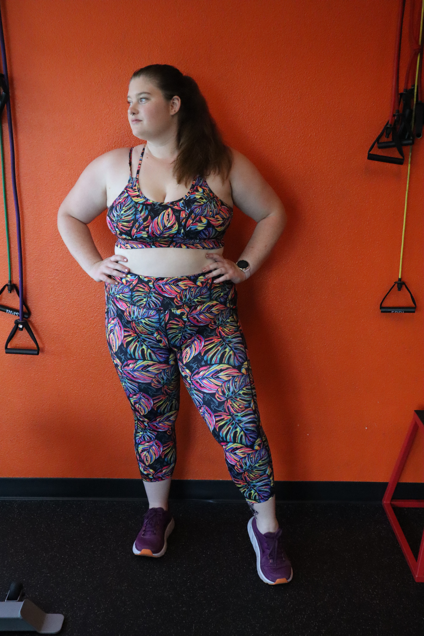 Constantly Varied Gear CVG Tropic Like Its Hot Crossfit Capri Leggings Size  XL - $63 - From Amber
